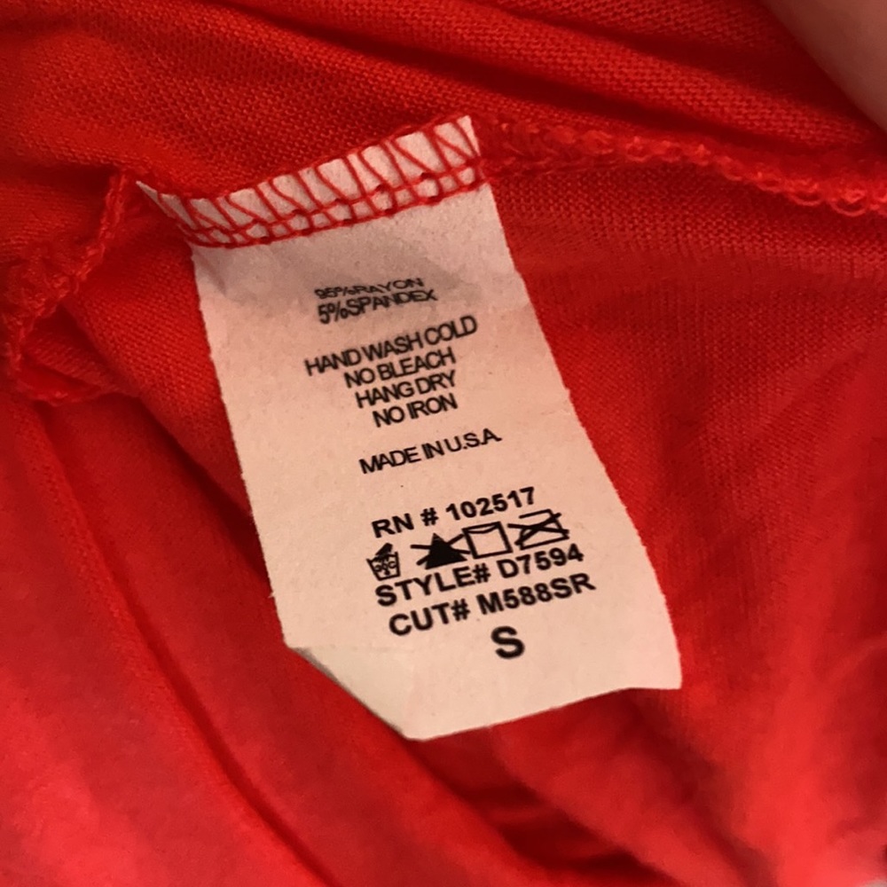 New Maxi dress coral size small - Picture 3 of 3